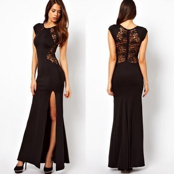 Vestido Longo Renda