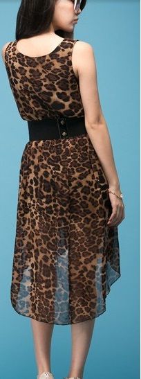 Vestido Leopardo Cód.067