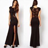 Vestido Longo Renda